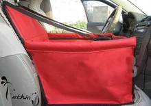 Travel Portable Foldable Pet Carriers Storage Bag Waterproof Safety Front Back Seat Dog Cat Car Hammock Carrier Basket