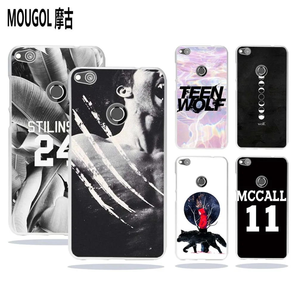 MOUGOL Derek Hale Quotes Teen Wolf design transparent hard Phone case cover for Huawei Honor Mate