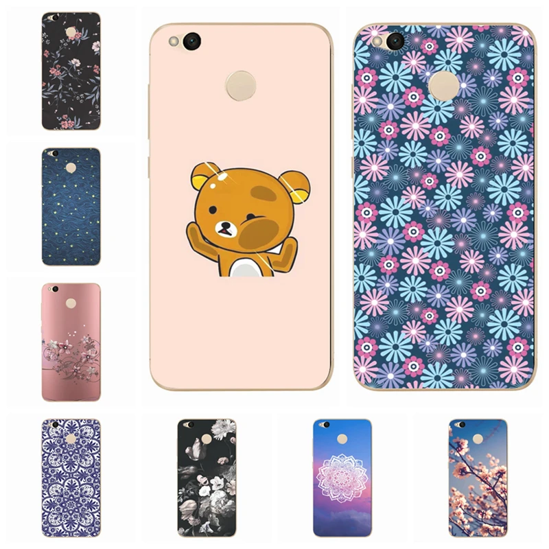 Чехол для Xiaomi Redmi 4X Note 4 4A 3 Cute Mi A1 Pro мягкий милый чехол из ТПУ защитный телефона D837 |