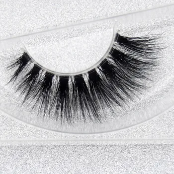 

Visofree Lashes Thick Fluffy 3D Mink Eyelashes 100% Handmade Full strip lashes Full Volume Invisible Band False lashes F203