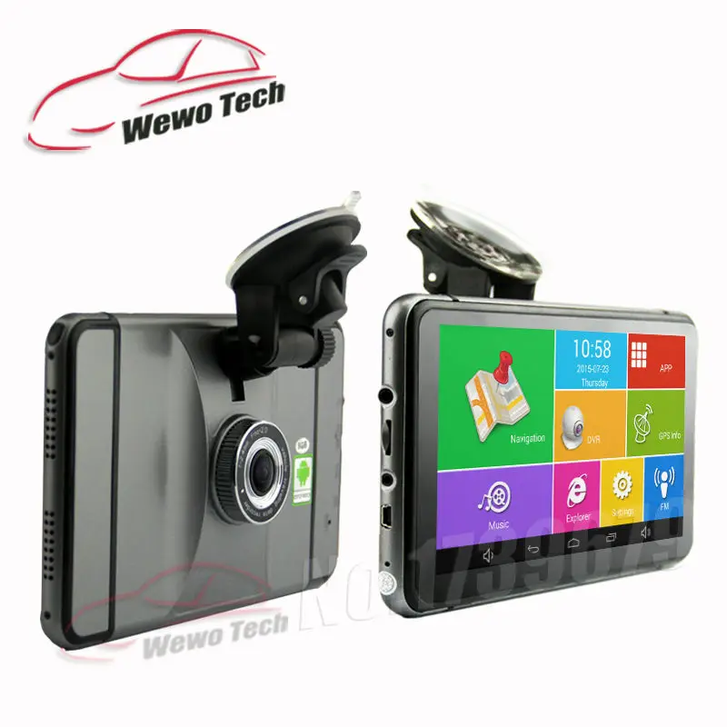 

7 inch GPS Navigation Android 512Mb 8Gb 1080P Car Dvr Camera Recorder Truck vehicle Free Map Quad-core Tablet PC Vehicle Gps
