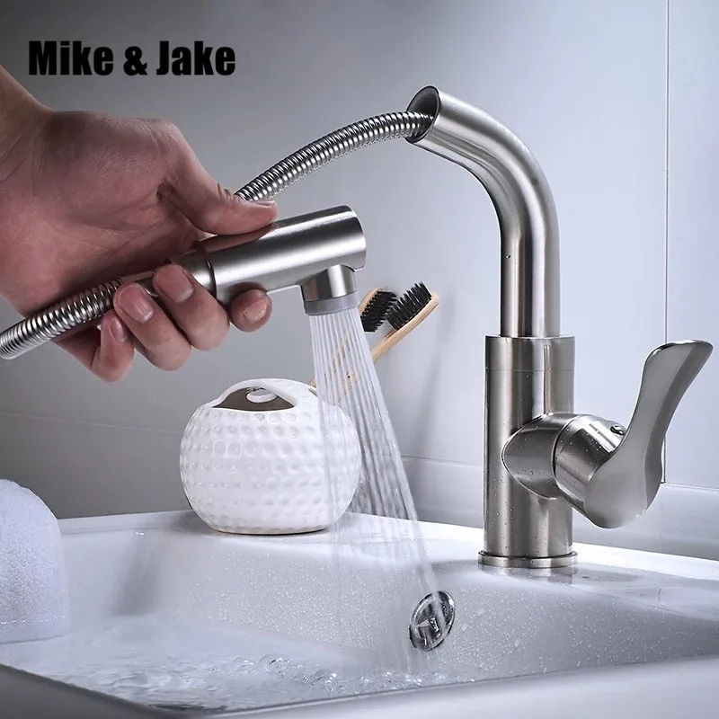 Basin Pull out bathroom faucet basin Sink mixer Faucet Pull Out Dual Sprayer Nozzle Hot Cold Mixer Water Taps MJ998 Basin Pull out bathroom faucet basin Sink mixer Faucet Pull Out Dual Sprayer Nozzle Hot Cold Mixer Water Taps MJ998