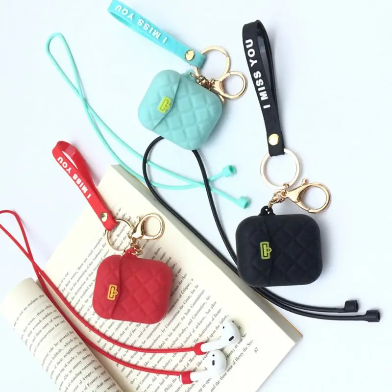 

Fashion Cute Backpack Soft Silicone Protective Cover Shockproof Case Skin for Airpods 1/2 Headphone Charging Box Earphone Case