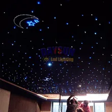 DIY Twinkle Star потолочный светильник RGBW CREE светодиодный потолочный светильник s 16W светильник двигатель+ 300 шт 0,75 мм 2 м конец светящийся волоконный кабель