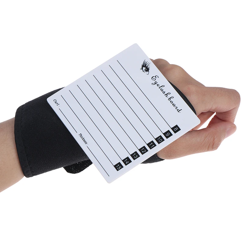 

For Eyelash Extension Tool 8-15mm Eyelash Extension Hand Plate Holder Lash Tray Strip Palette Eyelashes Stand Holder With Belt