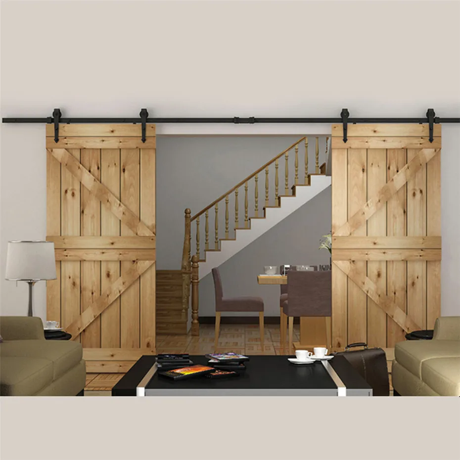 Popular Sliding Barn Door Rollers-Buy Cheap Sliding Barn Door 10 to 16 FT European style steel top mounted double head twin roller sliding barn wood - Popular Sliding Barn Door Rollers-Buy Cheap Sliding Barn Door