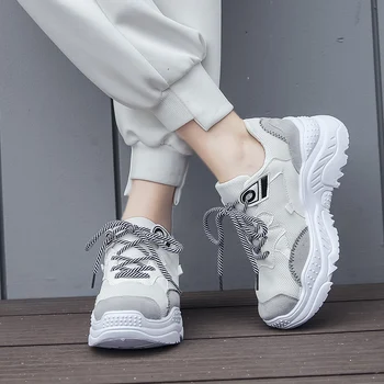 

Leader Show Woman Sneaker Trend Air Mesh Lace-up Breathable Brand Sport Shoes For Women Training Shoes Zapatos Mujer Woman Shoes