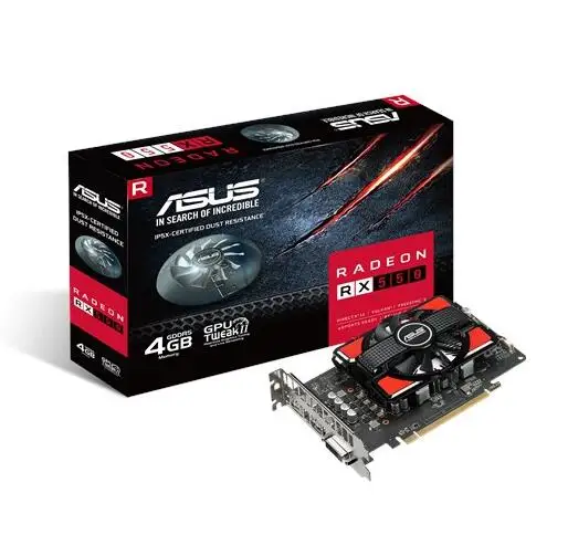 Видеокарта Asus RX550-4G 1183MHz 4G/7000MHz 128bit GDDR5 PCI-E