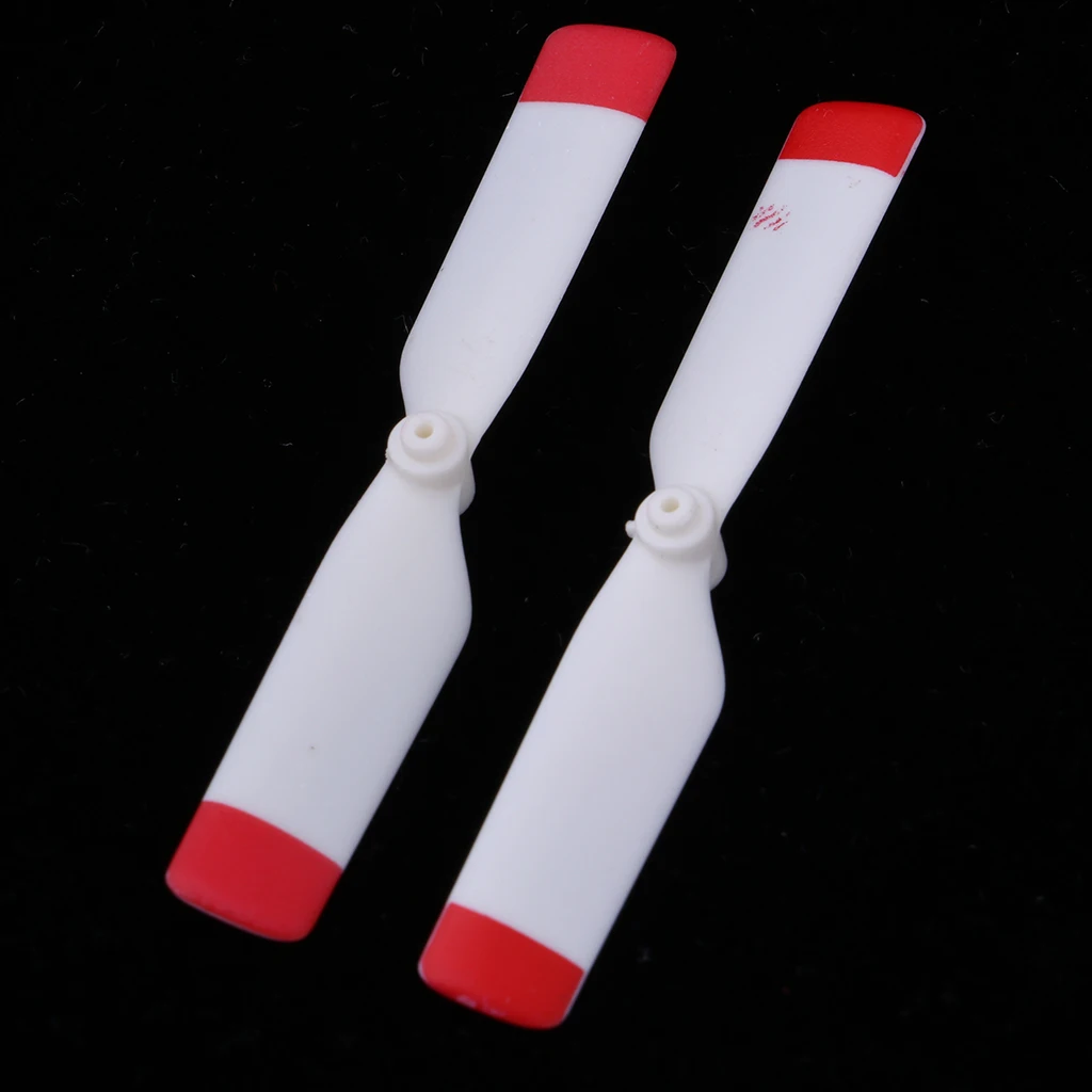 2Pcs Plastic Tail Rotor Blade Replacement Propeller for WLtoys XK K123 RC Helicopter Spare Parts