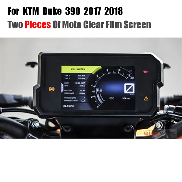 2x Protection D'écran Mat pour KTM 390 Duke 2017 Film Protecteur Film D'écran Film