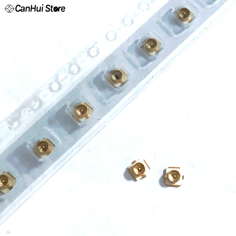 

20pcs IPEX end plate IPX 20279-001E U.FL joint SMT connect PCB Board connectors SMD IPX Male Socket MINI Card Antenna Pedestal