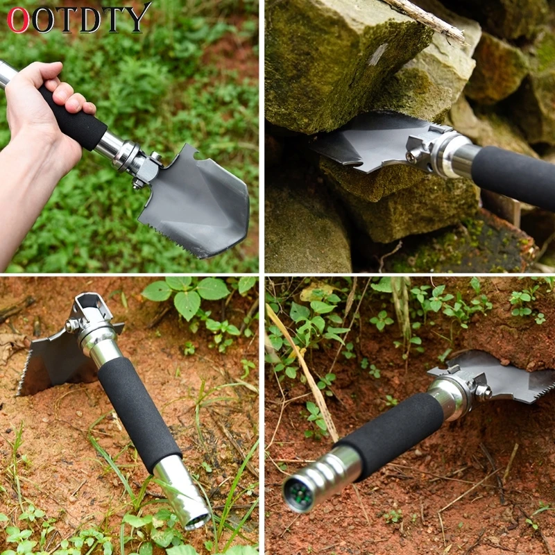 Ceny Wielofunkcyjny taktyczna wojskowa łopata składana ogrodnictwo piesze wycieczki narzędzia awaryjne