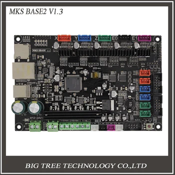 

32bit Arm platform Smooth control board MKS SBASE V1.3 open source MCU-LPC1768 support Ethernet preinstalled heatsink