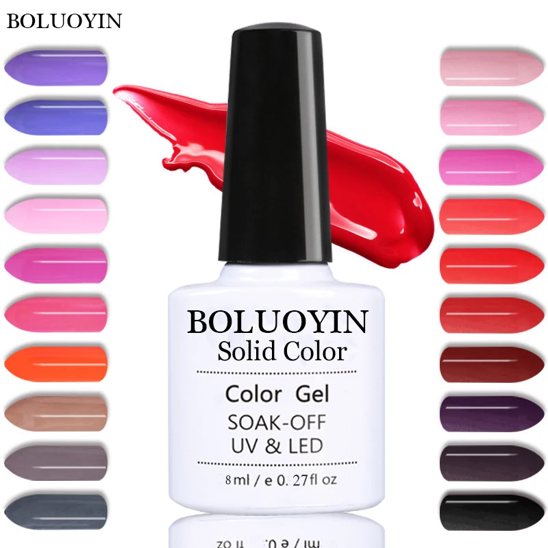 

Lucky Nails Gel Nail Polish Need UV LED Lamp Colorful Gel Varnish Nail Art Manicure Soak Off Base Top Coat Gel Nail Primer 8ml