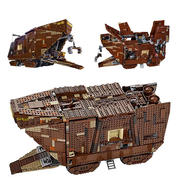 

LEPINING 05038 Star Movie Wars Sandcrawler Mobile Building Block 3346Pcs Bricks Toys Gift Compatible With Legoings Sandcrawler