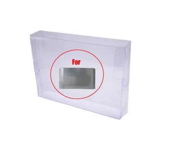 

H 100Pcs Clear Blue Case Sleeve Protector for Sega Genesis Games Cartridge