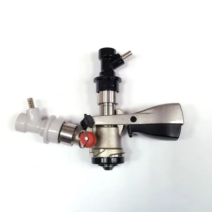 Beer Keg Tap System "D" Coupler ,"D" Keg Coupler with with ball lock