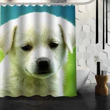Пользовательские милые собаки животные занавески для душа занавес для ванной шторы для ванной из водонепроницаемой ткани занавес больше размера 165X180 см, 180X200 см
