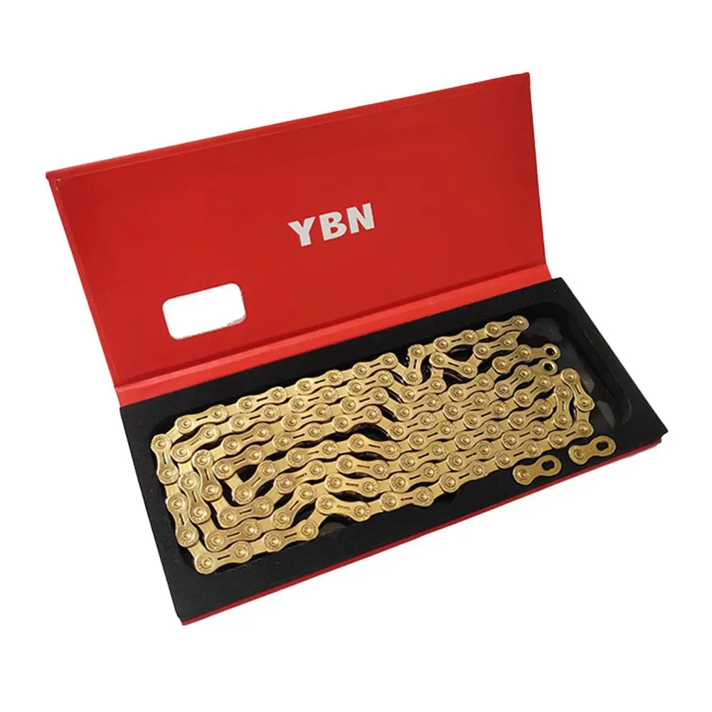 

Mountain Bike Ultralight 11 Speeds Bicycle Chain SLR Gold Hollow MTB Road Bike Chain for Shimano/SRAM/Campanolo System Parts