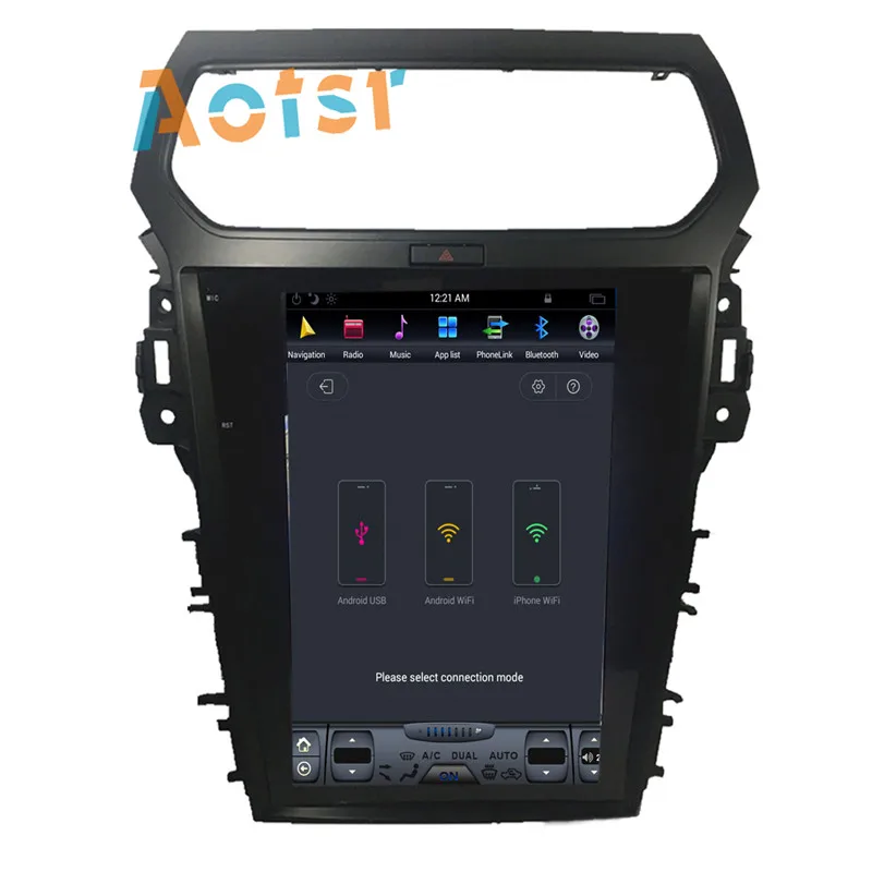 Cheap BIG Screen Tesla style Android 6.0 car GPS radio stereo For Ford Explorer 2011-2016 automotive gps navigation headunit BT no dvd 10