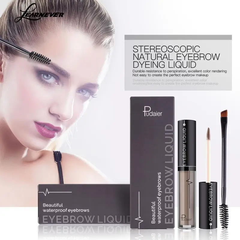 

1pcs Liquid Eyebrow Stamp Pencil Eyebrow Brush Gel Makeup Waterproof Long Lasting Eyebrow Tint For Natural Eyebrow Tatoo M04476
