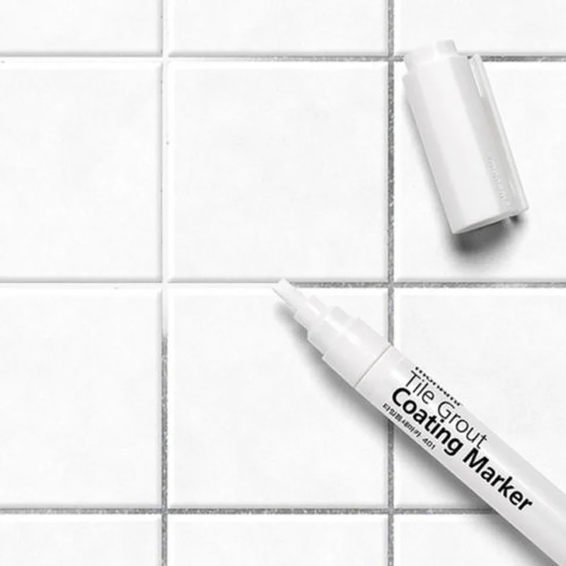 

Monami Tile Grout Coating Marker DIY White Repair Pen 2 Extra Replacement Nib