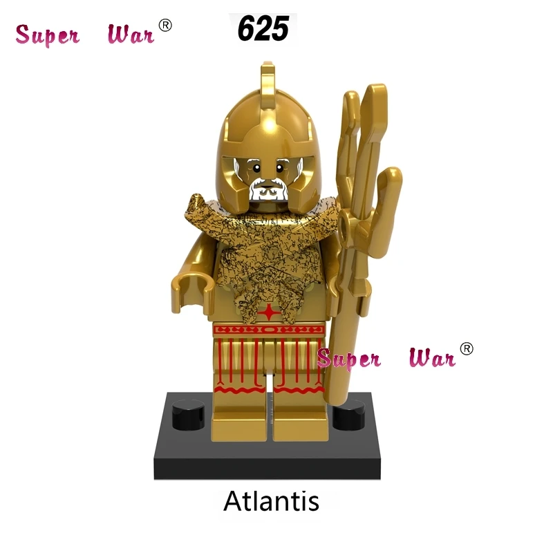 

Single super heroes marvel dc comics Atlantis s building blocks models bricks toys for children kits