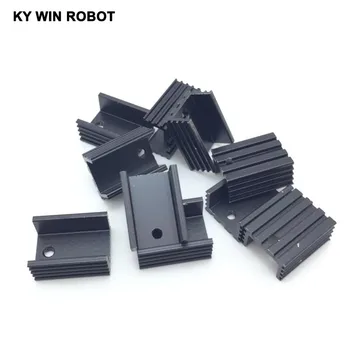 

50pcs Aluminium TO-220 Heatsink TO 220 Heat Sink Transistor Radiator TO220 Cooler Cooling 15*10*20MM