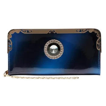 

Maison Fabre womens wallet card holder long wallet Leather Gradient Color Bag Rainbow Purse Clutch Drop shipping CSV O1205#25