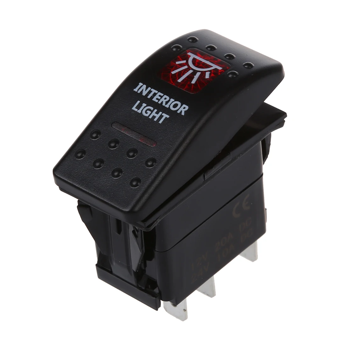 12V CAR MARINE BOAT RV TOGGLE ROCKER SWITCH LED LIGHT BAR WORK FOG REAR