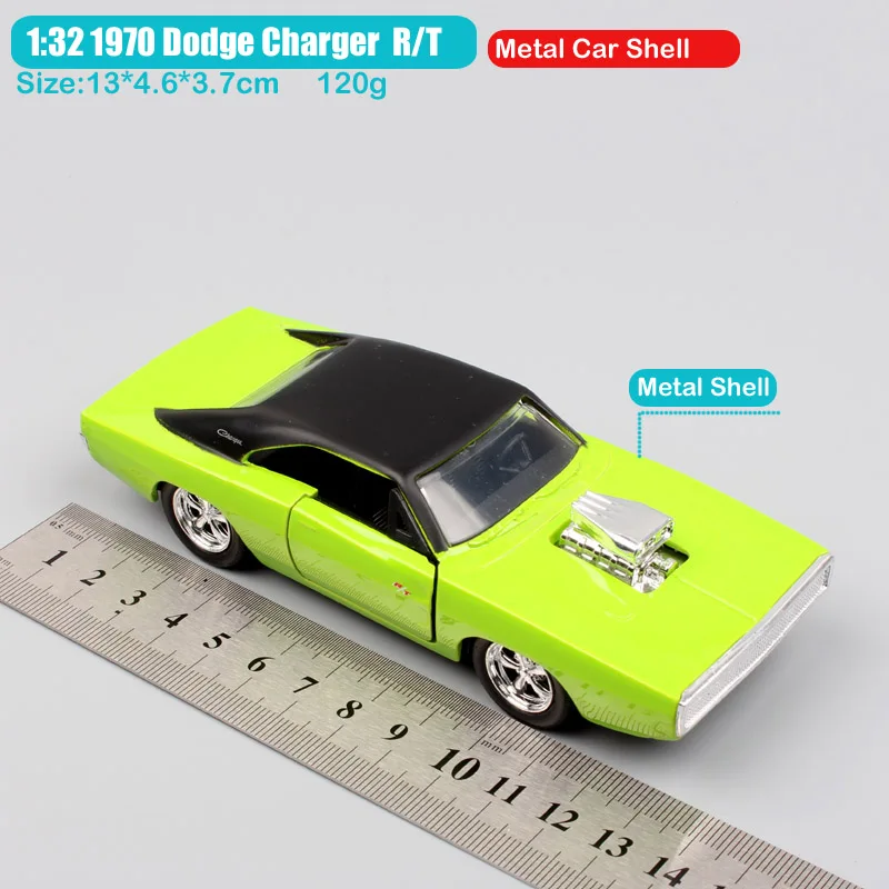 1:32 Масштаб Jada Plymouth Chevy Belair Camaro Dodge зарядное устройство ford mustang Pontiac Nissan GTR Diecasts& Toy Vehicles модель автомобиля игрушка - Цвет: 1970 DODGE Charger R