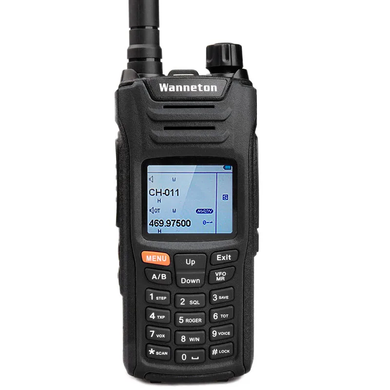 Tetra-band UV6F walkie talkie автомобильное радио handphone telsiz домофон для охоты рации 10 км Высокая мощность - Цвет: black