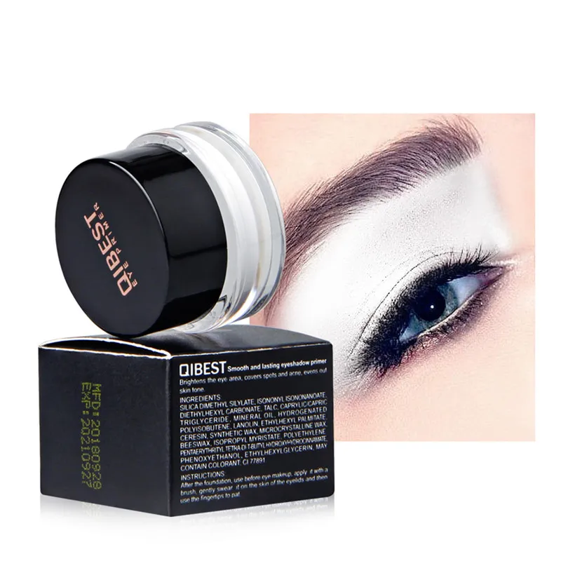 

Qibest Professional Eye Concealer White Cream Make Up Face Lip Eye Pores Foundation Face Concealer Cream Makeup Wholesale#289878