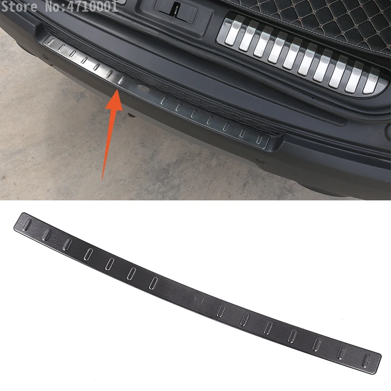 

For Land Rover Range Rover Sport RR Sport Outside Rear Bumper Guard Protector Plate Cover Trim 2014-2017 Car Accessories