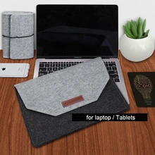 Мягкий чехол для ноутбука, чехол для Macbook Air 13 Pro retina 13 15, тонкий чехол для ноутбука с защитой от царапин, шерстяной войлок, чехол для 13,3, 15,4 дюймов