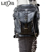 Сумки стимпанк поясная сумка heuptas сумка для мотоцикла на ногу модная полоса живота паровые панк-мешки с ремешком и пряжкой чехол для телефона поясные сумки