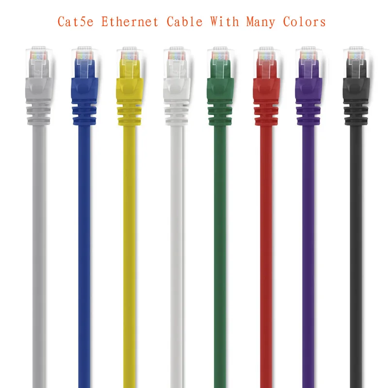Cable de red de UTP RJ45, Cables Cat5e, 350MHz, color