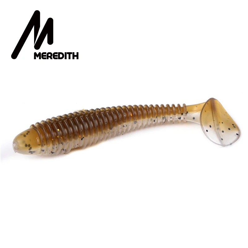 Рыболовная приманка MEREDITH, вращающаяся, ударная, FAT Swimbait, 6,8 дюйма, 180 мм/33,6 г, 1 шт., приманка, мягкие приманки для рыбалки, Мягкая приманка, приманка для окуня - Цвет: F