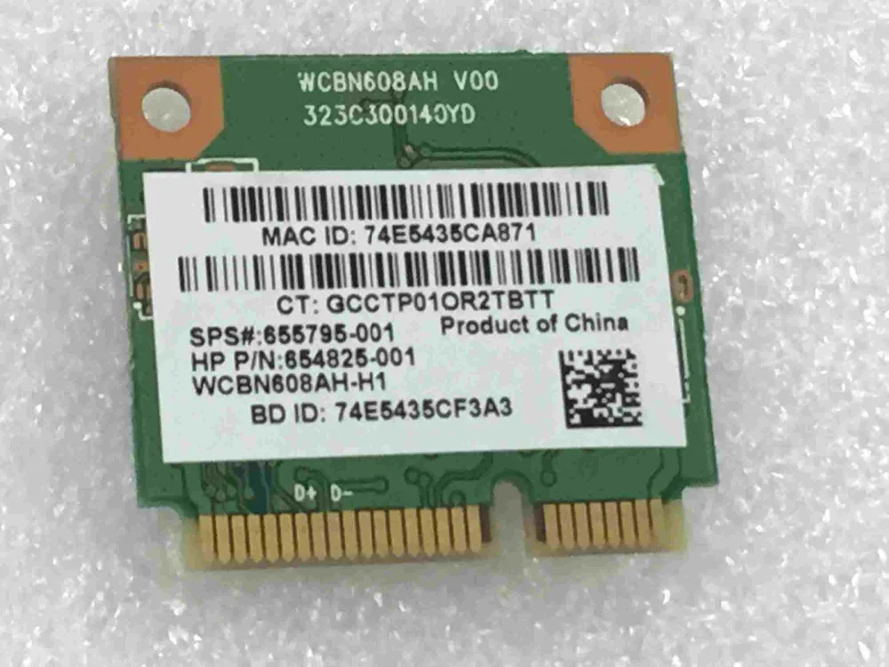 Новая беспроводная карта SSEA WiFi + 4 0 Bluetooth для Atheros AR5B225 300 Мбит/с 802.11b/G/N половинная