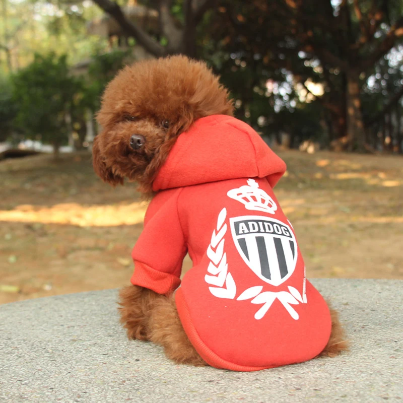 

Cute Word Pet Cat Dog Cloth With Cap Costume Cotton Puppy Cartoon Daddy Mommy Chihuahua Vest Shirts Apparel For Small Dog Cat