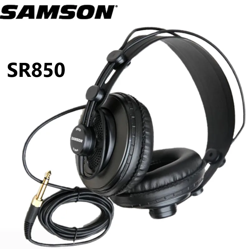Samson SR850 Studio Reference Monitor наушники динамическая гарнитура Полуоткрытая конструкция для записи мониторинга воспроизведения музыки