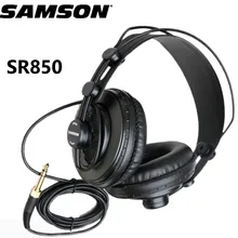 Samson SR850 Studio Reference Monitor наушники динамическая гарнитура Полуоткрытая конструкция для записи мониторинга воспроизведения музыки