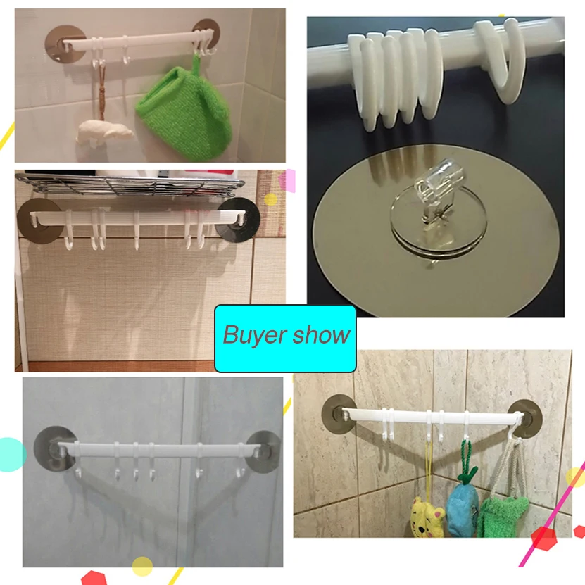 Регулируемая ванная стойка вешалок для полотенец прочная пластиковая кухонная стойка для хранения крючок настенная вешалка для хранения