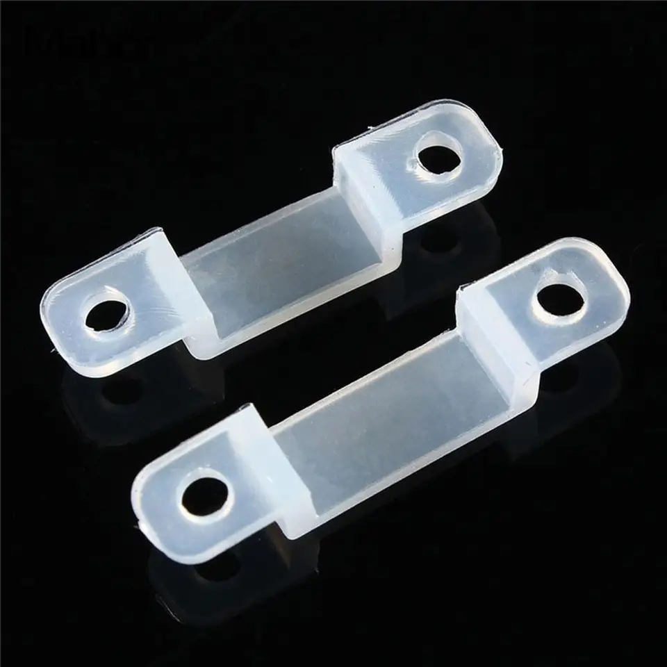 100pcs Fixer Silicon Clip 5050 5630 LED Strip Light Durable Silicon Fastener