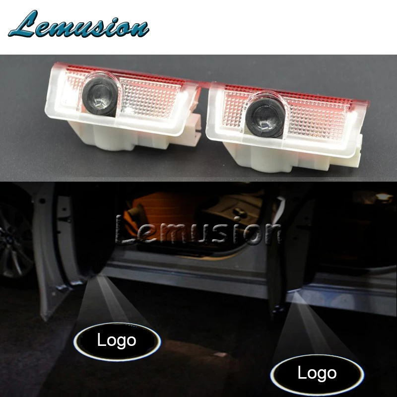 2X LED Courtesy Lamp Car Door Light 12V Projector For Mercedes