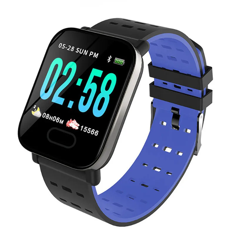 

New Smart Watch Big Screen Heart Rate Monitor Blood Pressure Blood Oxygen SPO2 Multi Sport Mode Swim Smartwatch For Android IOS