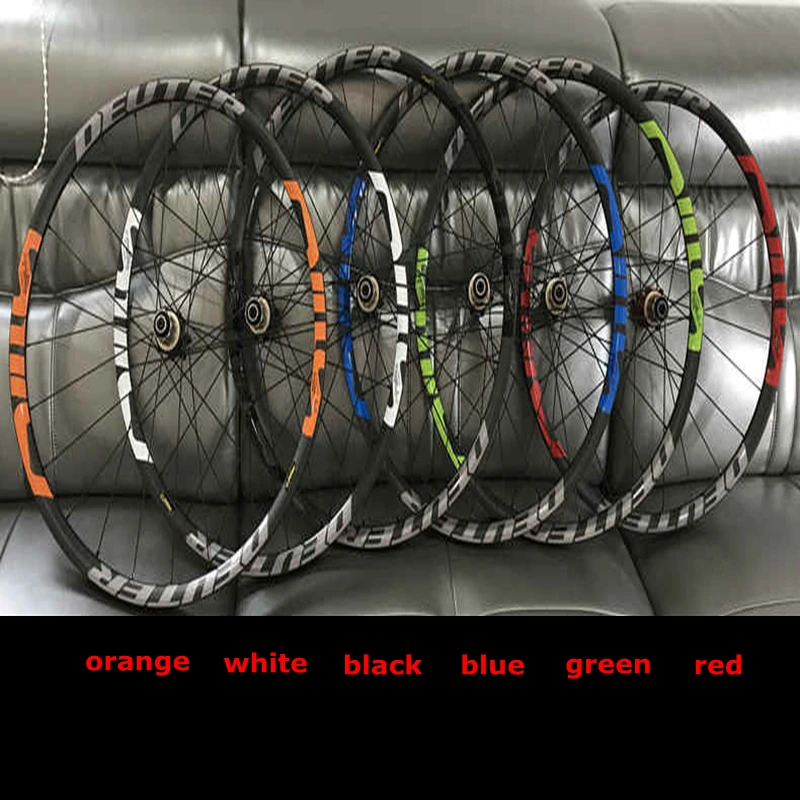 Cheap 12K Matte Mountainbike 26 / 27.5 ER Carbon Wheels Ultra-light CNC MTB Wheelset QR&Thru Axle Wheel 6 Colors Bicycle Accessories 10