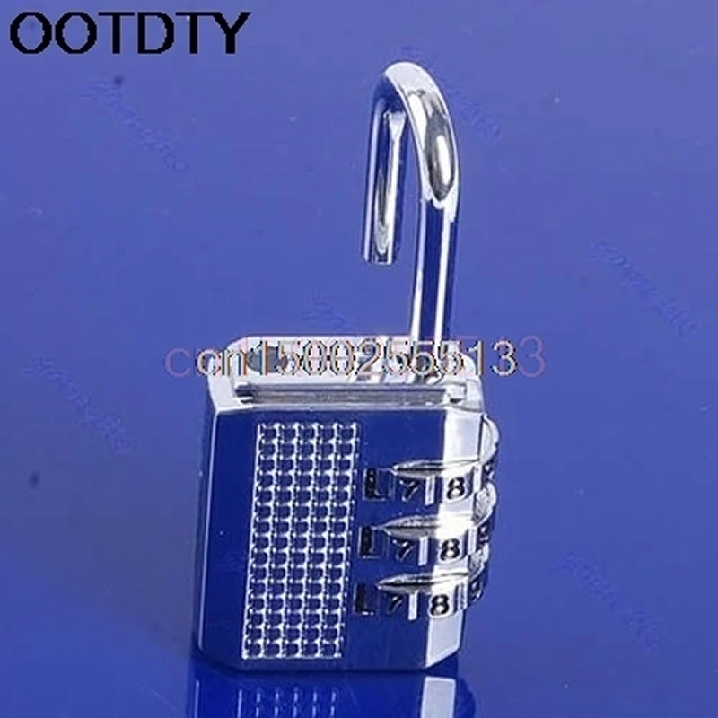 Suitcase Lock Mini 3 Digit Resettable Combination Luggage Suitcase Lock