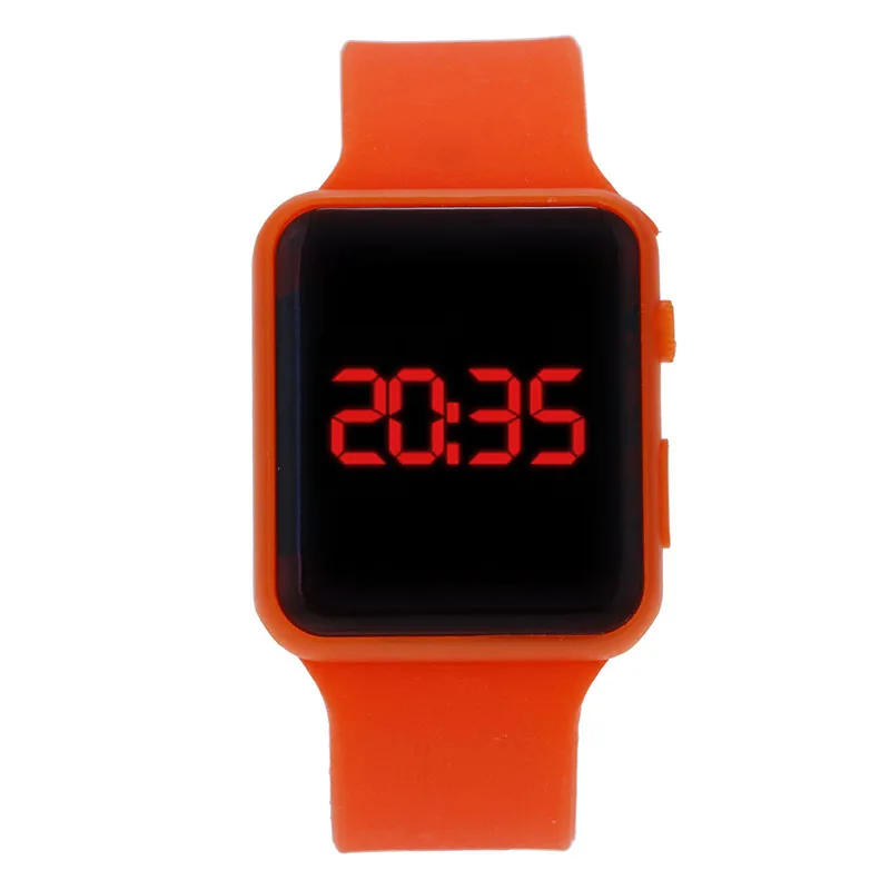 BXboxue Brand Digital Watch 2017 Men Women Outdoor Sports LED Display Watch 10 Colors Silicone Strap Wristwatch Relogio Clock