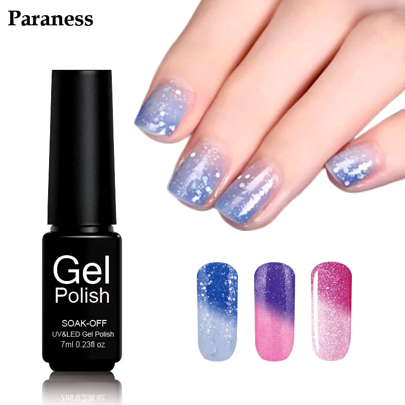 Paraness Температура изменить Цвет Гели для ногтей